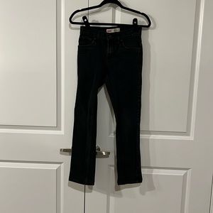 Lightly worn Levi’s 511 Slim black jeans size 12 regular